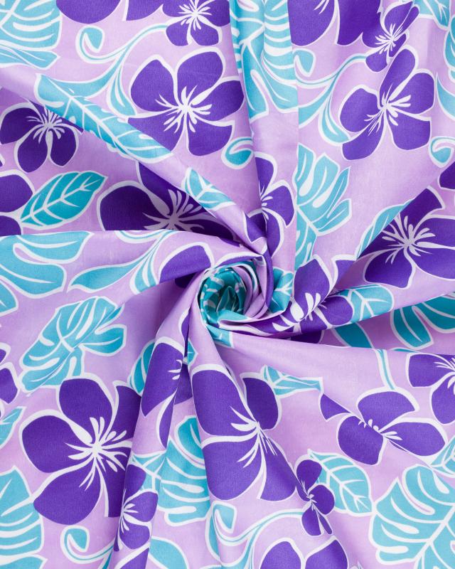 Polynesian Fabric MOEMOEA Purple - Tissushop